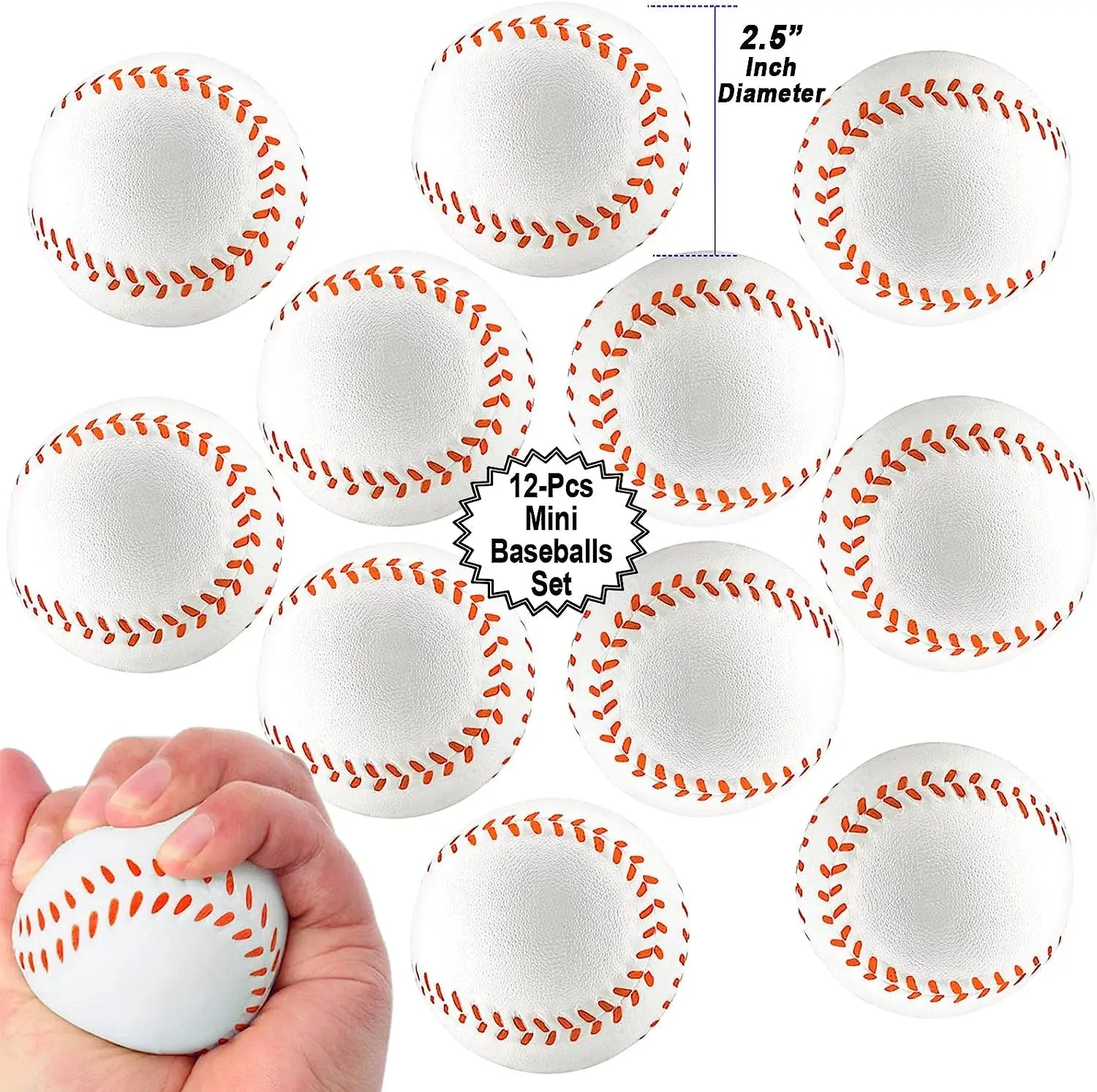 12Pcs Mini Soccer Stress Ball Foam Sports Stress Ball Bulk Soccer Party Favors Small Foam Soccer Ball for Kids Stress ReliefEstaliosFitEstaliosFit183651862;20260421;1776809341tZ2KO