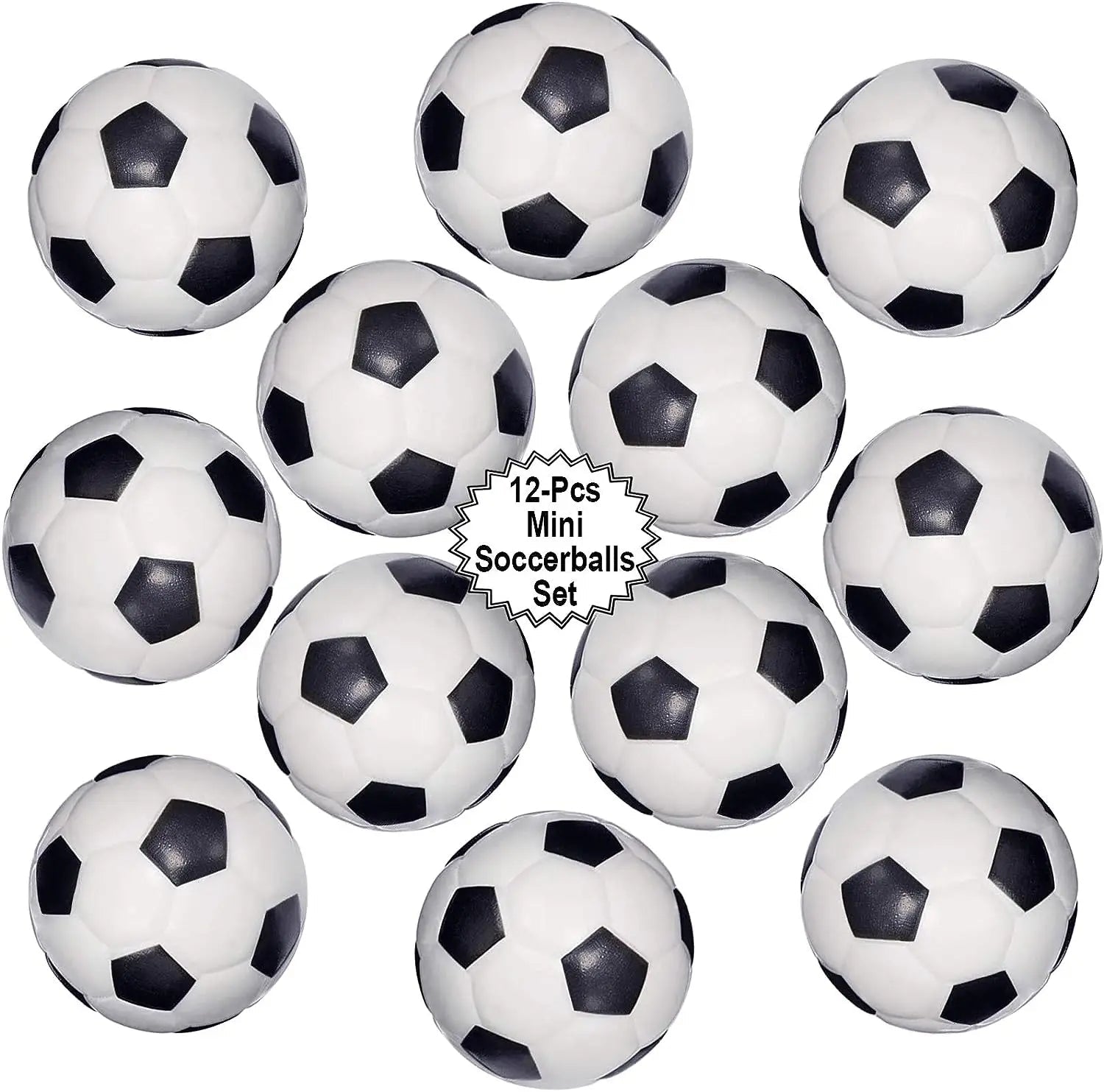 12Pcs Mini Soccer Stress Ball Foam Sports Stress Ball Bulk Soccer Party Favors Small Foam Soccer Ball for Kids Stress ReliefEstaliosFitEstaliosFit183651861;20260421;1776809341KHETN