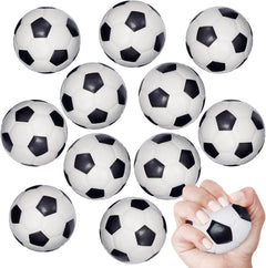 12Pcs Mini Soccer Stress Ball Foam Sports Stress Ball Bulk Soccer Party Favors Small Foam Soccer Ball for Kids Stress Relief