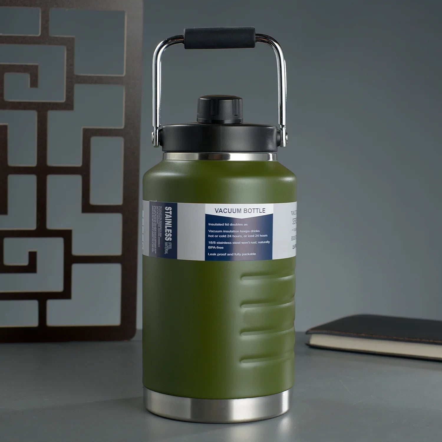 1.5L Large capacity vacuum flask, 304 stainless steel vacuum bottle, Outdoor portable water bucket, Handheld sports water bottleEstaliosFitEstaliosFit183652288;20260421;1776809389dOh0r