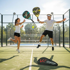 18K Carbon Fiber Padel Racket with EVA Memory Foam