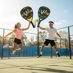 18K Carbon Fiber Padel Racket with EVA Memory Foam Core