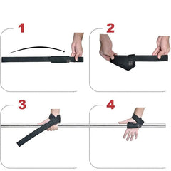 Non-Slip Gym Wrist Straps – Dumbbell & Crossfit Weight Lifting Wraps
