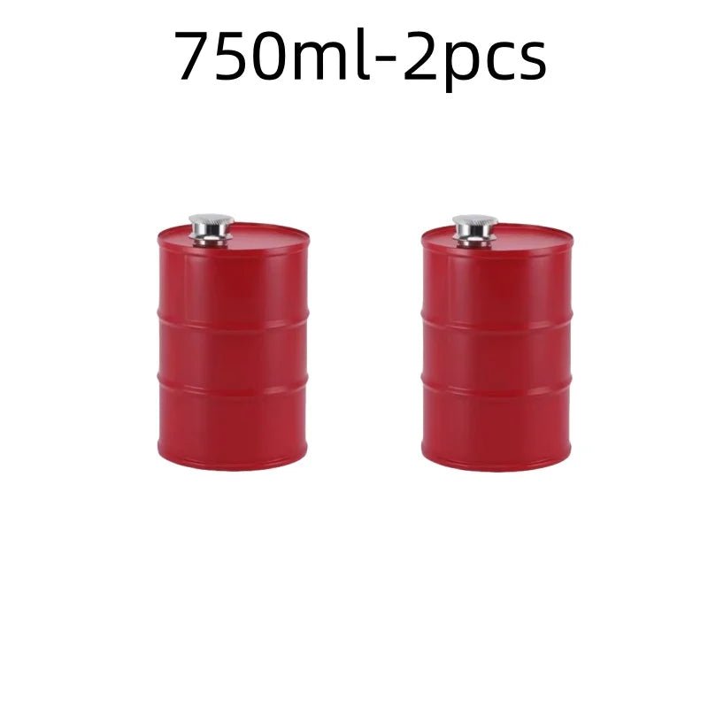 1Pc 25oz Water Bottle Drums Whisky Portable Stainless Steel Hip FlaskEstaliosFitEstaliosFit183652151;20260421;177680936029mbx