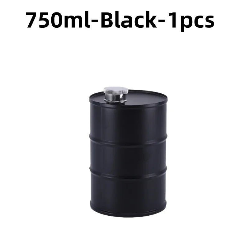 1Pc 25oz Water Bottle Drums Whisky Portable Stainless Steel Hip FlaskEstaliosFitEstaliosFit183652135;20260421;1776809360KJs0u