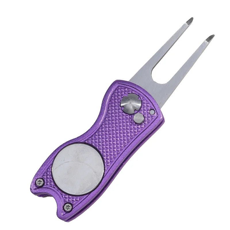1pc Foldable Golf Divot Repair Tool with Golf Ball Tool Pitch Groove Cleaner Golf Accessories Putting Green Fork Training AidsEstaliosFitEstaliosFit183651738;20260421;1776809325n7RLP