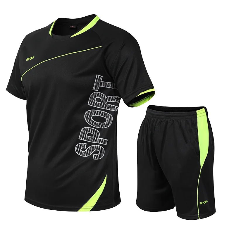 2 Pcs/Set Men's Tracksuit Gym Fitness badminton Sports Suit Clothes Running Jogging Sport Wear Exercise Workout set sportswearEstaliosFitEstaliosFit184449388;2026057;17781803814kPg1