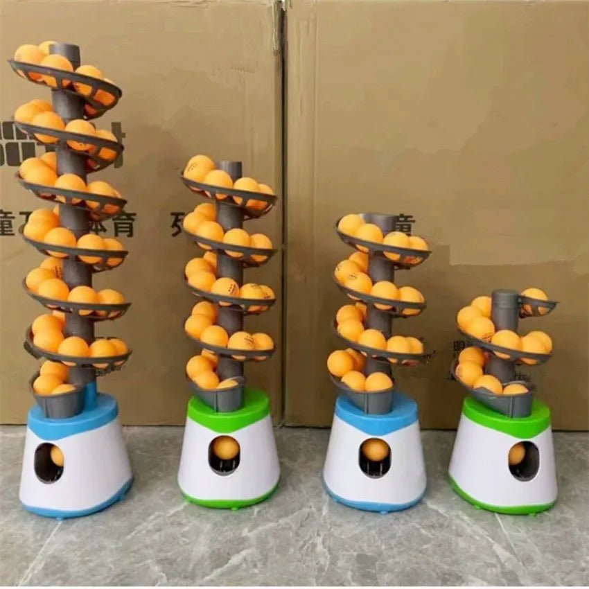 2024 Up - graded Portable Table Tennis Ball Pitcher Dual Power Supply Version Ping Pong Ball Robot Pitching Machine For TrainersEstaliosFitEstaliosFit183651984;20260421;1776809351Krs44