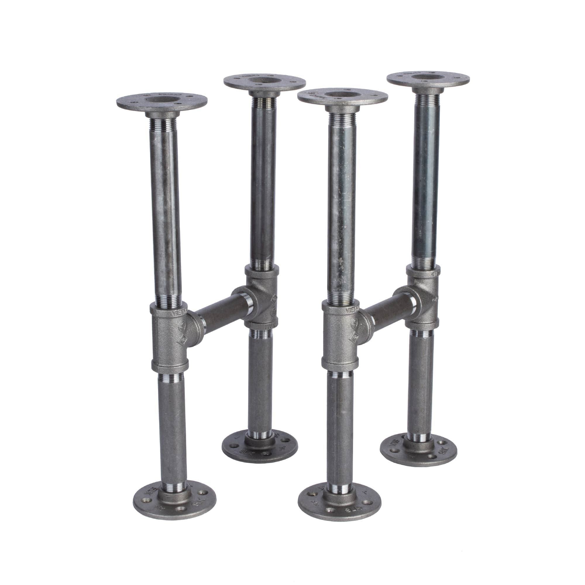 3/4 in. H Round Flanges Pipe Kit for Bench Legs