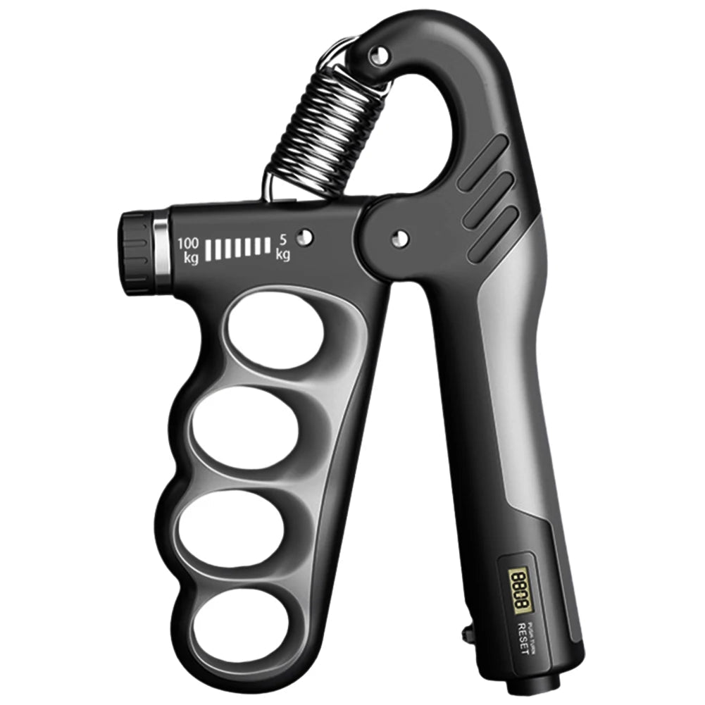 5-120KG Grip Strength Trainer Wrist Expander Adjustable Resistance Finger Exerciser Smart Counting Hand Gripper for Muscle Build.