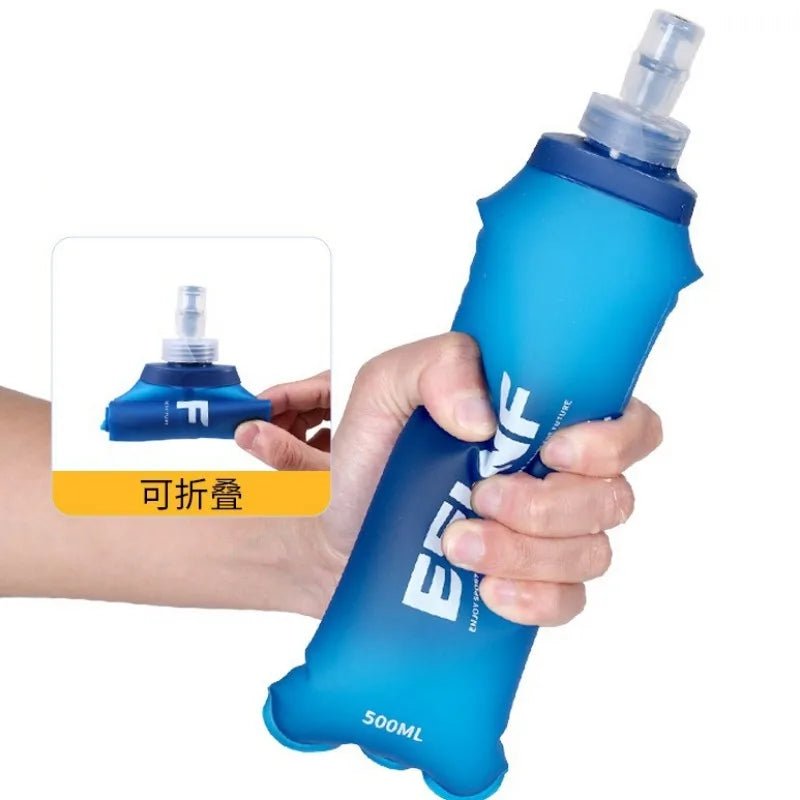500ml Water Bottle TPU Folding Soft Flask Sport Water Bottle Bag Collapsible Water Bottle Running Camping HikingEstaliosFitEstaliosFit183652082;20260421;1776809358TGTJG
