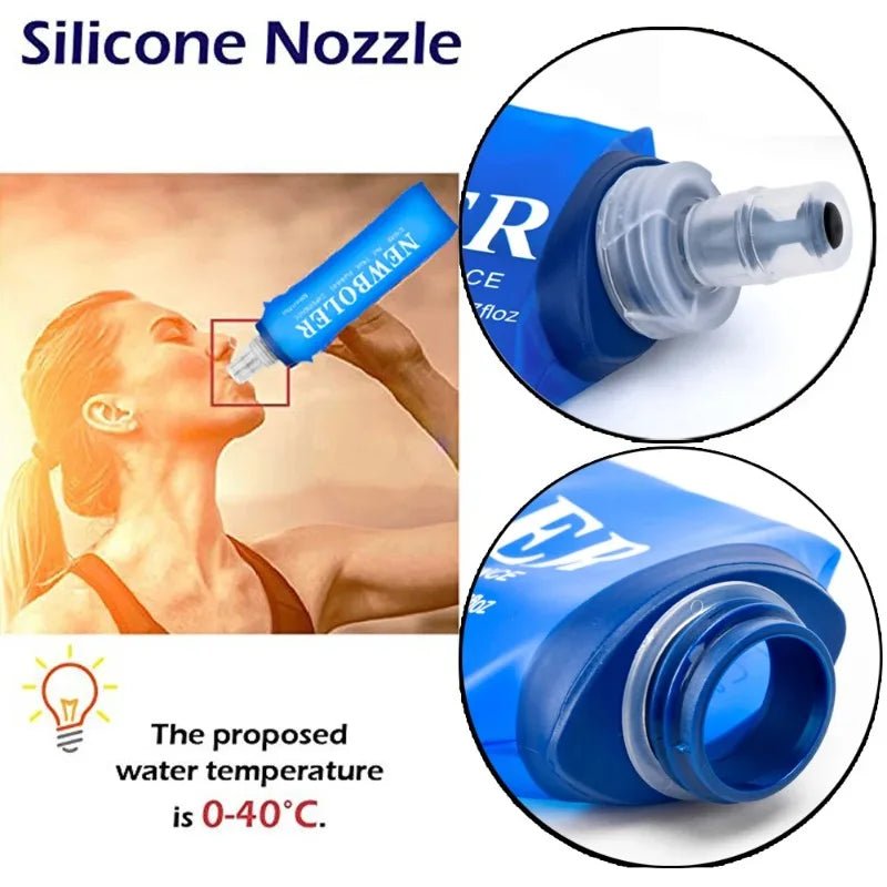 500ml Water Bottle TPU Folding Soft Flask Sport Water Bottle Bag Collapsible Water Bottle Running Camping HikingEstaliosFitEstaliosFit183652274;20260421;17768093632r4vv