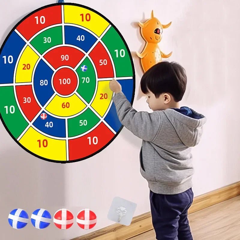 66CM Large Dart Board Kids Dart Board with Sticky Balls Boys Toys Indoor Sport Outdoor Fun Family Party Play Game ToysEstaliosFitEstaliosFit183651608;20260421;17768092527DKxQ
