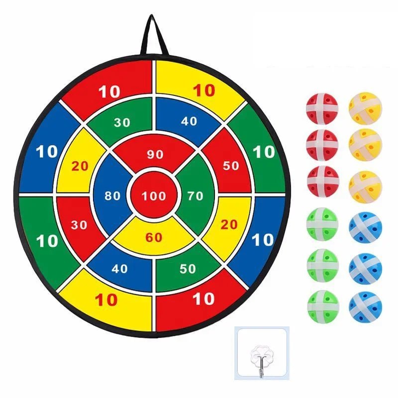 66CM Large Dart Board Kids Dart Board with Sticky Balls Boys Toys Indoor Sport Outdoor Fun Family Party Play Game ToysEstaliosFitEstaliosFit183651608;20260421;17768092527DKxQ