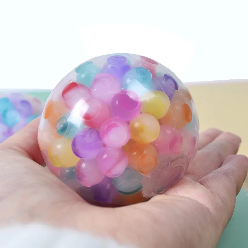 6cm Kids Exotic Pinch The Rainbow Bead Pressure Reducing Ball Vent Ball Decompression Toy TPR Pinch Le Grape Ball Adult ToysEstaliosFitEstaliosFit183651846;20260421;1776809340VqN7d