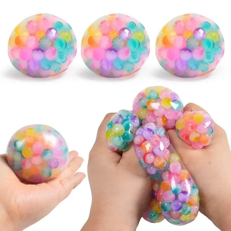6cm Kids Exotic Pinch The Rainbow Bead Pressure Reducing Ball Vent Ball Decompression Toy TPR Pinch Le Grape Ball Adult ToysEstaliosFitEstaliosFit183651846;20260421;1776809340VqN7d