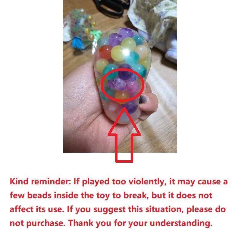 6cm Kids Exotic Pinch The Rainbow Bead Pressure Reducing Ball Vent Ball Decompression Toy TPR Pinch Le Grape Ball Adult ToysEstaliosFitEstaliosFit183651846;20260421;1776809340VqN7d