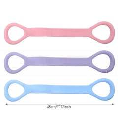 8 Fitness Workout Resistance Band Arm Back Shoulder Exercise Elastic Training Band Yoga Pilates Physical Therapy Equipment