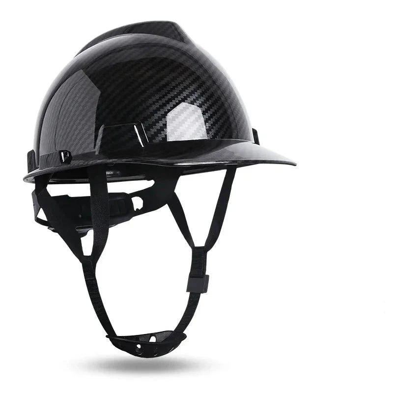 Lightweight Carbon Fiber Safety Helmet with Vents