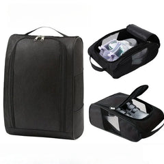Portable Golf Shoe Bag Oxford Cloth Shoe Carrier Bags Breathable Lightweight Golf Handbag Dustproof Football Tennis Shoe Bag