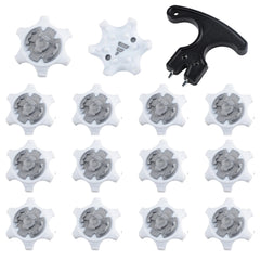 14pcs/set Golf Shoe Studs Quick-twist Replacement Studs for Pin Systems Durable and Ultra-thin Golf Shoe Studs Golf Accessories