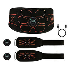 Abdominal Massager Waist Belt Muscle Toner Smart Abdominal Muscle Trainer For Arm Leg Workout Training Fitness Massage Equipment