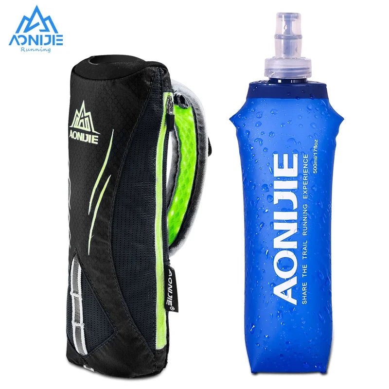 AONIJIE E908 500ml Running Hand - held Water Bottle Kettle Holder Wrist Storage Bag Hydration Pack Hydra Fuel Soft Flask MarathonEstaliosFitEstaliosFit183652245;20260421;1776809362hh7mZ