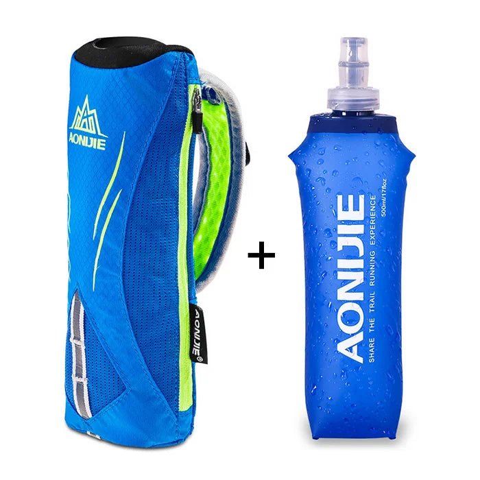 AONIJIE E908 500ml Running Hand - held Water Bottle Kettle Holder Wrist Storage Bag Hydration Pack Hydra Fuel Soft Flask MarathonEstaliosFitEstaliosFit183652241;20260421;1776809362exkd9