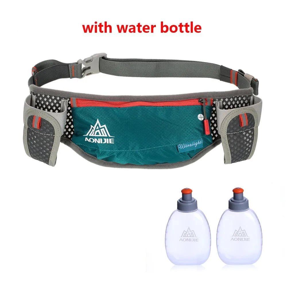 AONIJIE Running Hydration Waist Pack With Two Water Bottle 170ml Bag Belt Bottle Phone Holder Waterproof JoggingEstaliosFitEstaliosFit183652386;20260421;1776809384ZLeFc