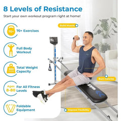 APEX Versatile Indoor Home Gym – Total Body Strength Training System