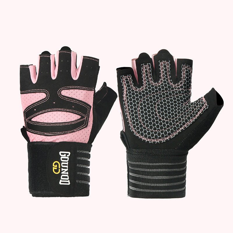 Breathable Half-Finger Fitness Gloves.