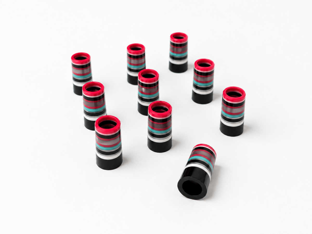 Color Pop Ferrules | 10 - Pack Golf Club Shaft FerrulesClub RehabGolf FerrulesEstaliosFitCRG-COLORPOP-MMALIBU