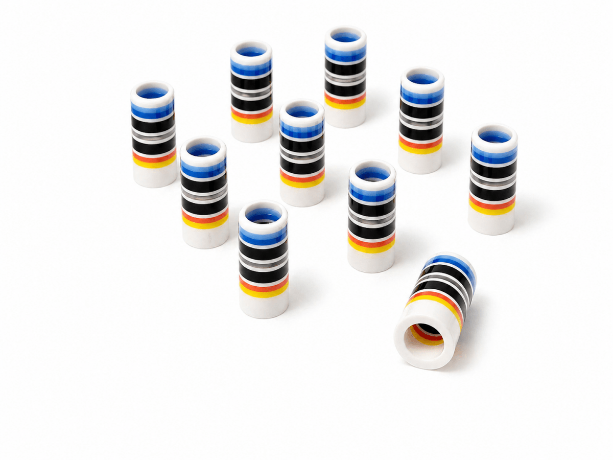 Color Pop Ferrules | 10 - Pack Golf Club Shaft FerrulesClub RehabGolf FerrulesEstaliosFitCRG-COLORPOP-TVOLT
