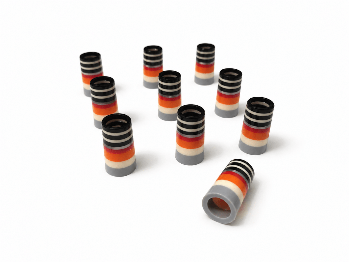 Color Pop Ferrules | 10 - Pack Golf Club Shaft FerrulesClub RehabGolf FerrulesEstaliosFitCRG-COLORPOP-ESTACK