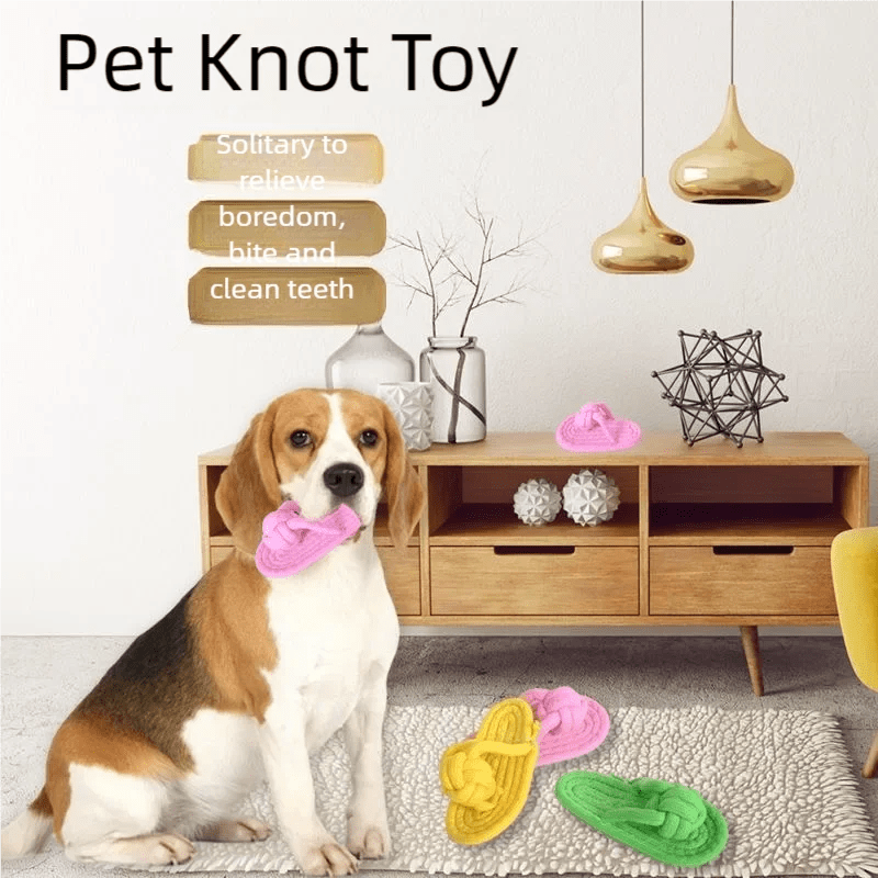 Cotton Slipper Rope Dog Chew Toy for Teeth CleaningEstaliosFitEstaliosFit184217095;2026052;1777699398c1hU2