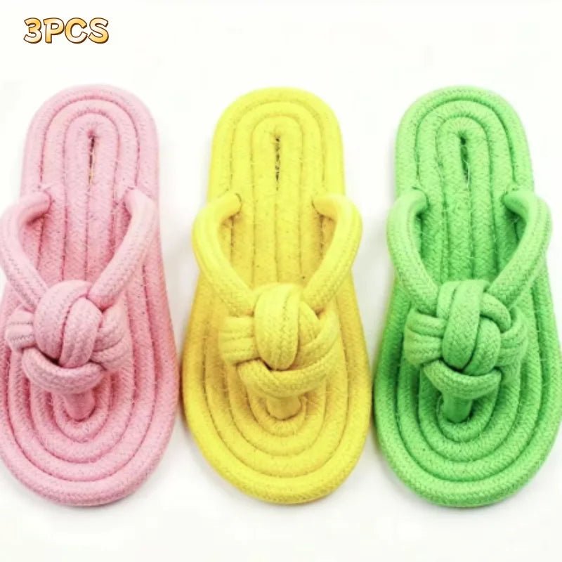 Cotton Slipper Rope Dog Chew Toy for Teeth CleaningEstaliosFitEstaliosFit184217098;2026052;1777699398E4qCg