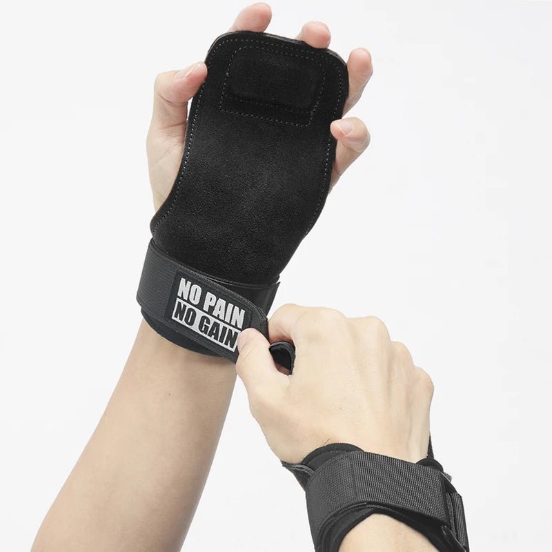 Cowhide Gym Grips Gloves Weightlifting Fitness Pull Up Crossfit Workout Equipment Anti - Slip Wear - Resistance Palm ProtectionEstaliosFitEstaliosFit184448166;2026057;1778180236LyNdN