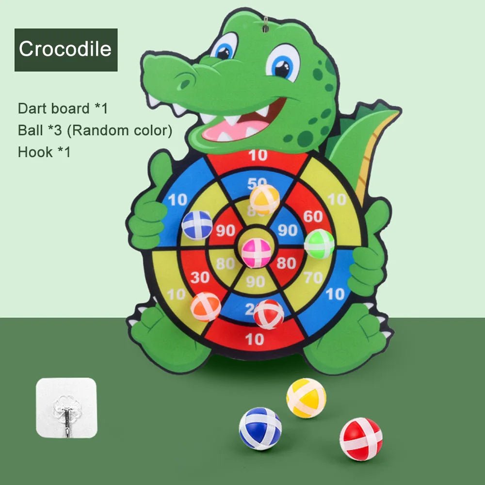 Dart Board for Kids with 3 Sticky Balls Indoor Outdoor Sport Party Games Cartoon Animal Dart Board Toys Christmas GiftEstaliosFitEstaliosFit183651605;20260421;1776809251pRHUT