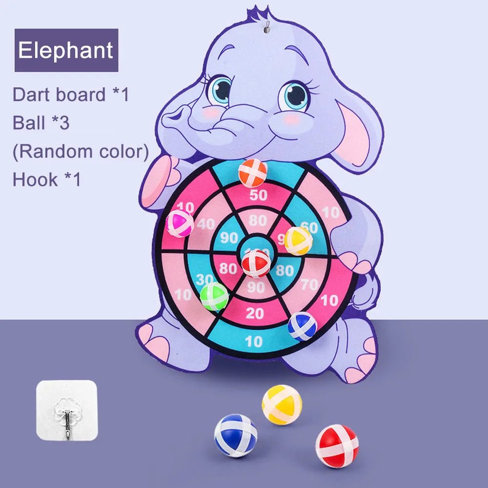 Dart Board for Kids with 3 Sticky Balls Indoor Outdoor Sport Party Games Cartoon Animal Dart Board Toys Christmas GiftEstaliosFitEstaliosFit183651603;20260421;1776809251WpEZr