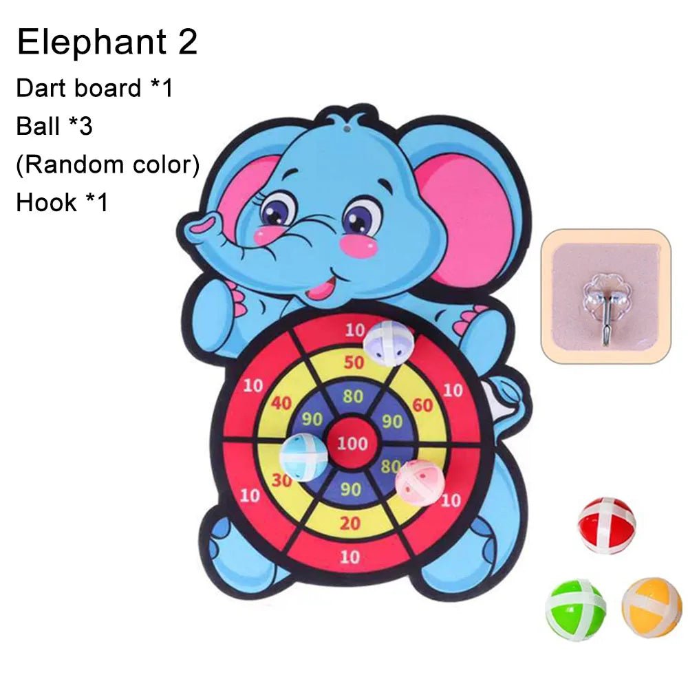 Dart Board for Kids with 3 Sticky Balls Indoor Outdoor Sport Party Games Cartoon Animal Dart Board Toys Christmas GiftEstaliosFitEstaliosFit183651601;20260421;17768092515Cpeq