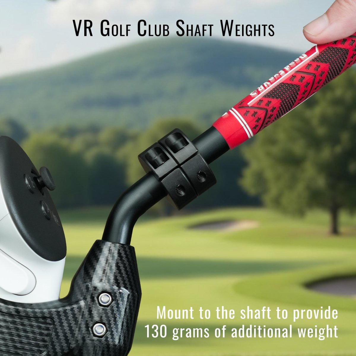 DriVR Ace - VR Golf Club Handle Accessory - Compatible with Quest 3/3s and ProDeadEyeVREstaliosFitDriVRAce