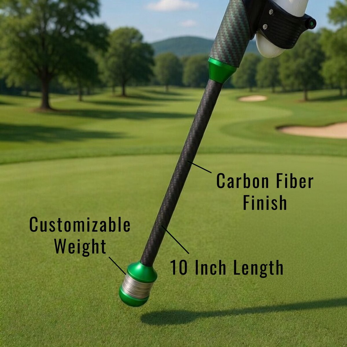 DriVR Elite Chrome - Stepped Steel Weighted Golf Club - Compatible with Quest 2, 3/3s, and ProDeadEyeVREstaliosFitEliteChrome