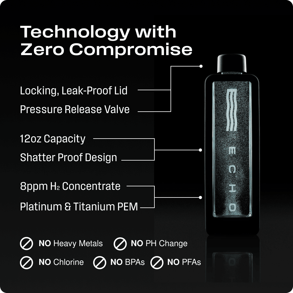 ECHO Flask Hydrogen Water BottleEcho WaterHydrogen BottleEstaliosFitEC-Machine-Flask