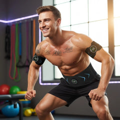 EMS Abdominal Muscle Trainer Belt with Touch Screen Display