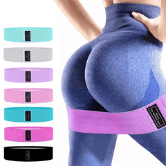 Fabric Resistance Hip & Booty Bands – Glute & Thigh Workout Loops