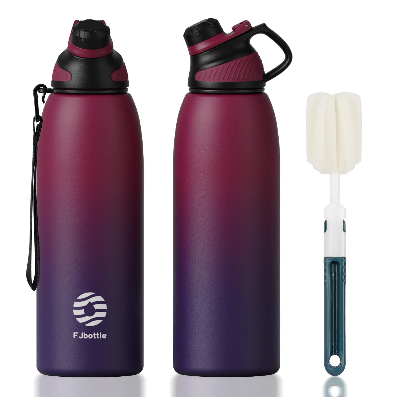 FEIJIAN - Stainless Steel Thermo Bottle with Magnetic Lid, Insulated Vacuum Flask, Outdoor Sport Water Bottle, Keep Cold, 1500mlEstaliosFitEstaliosFit183652447;20260421;1776809389CMUCa