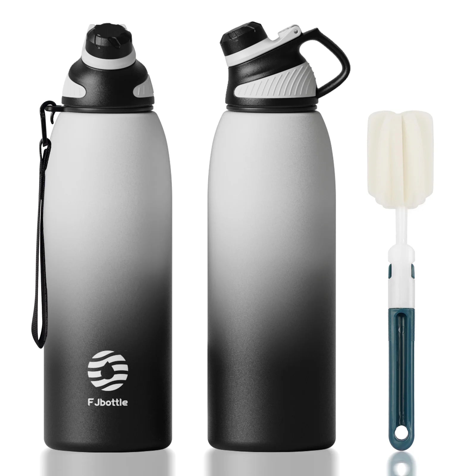 FEIJIAN - Stainless Steel Thermo Bottle with Magnetic Lid, Insulated Vacuum Flask, Outdoor Sport Water Bottle, Keep Cold, 1500mlEstaliosFitEstaliosFit183652439;20260421;1776809389SC44d