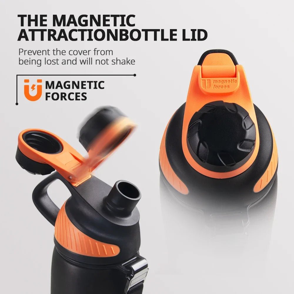 FEIJIAN - Stainless Steel Thermo Bottle with Magnetic Lid, Insulated Vacuum Flask, Outdoor Sport Water Bottle, Keep Cold, 1500mlEstaliosFitEstaliosFit183652439;20260421;1776809389SC44d