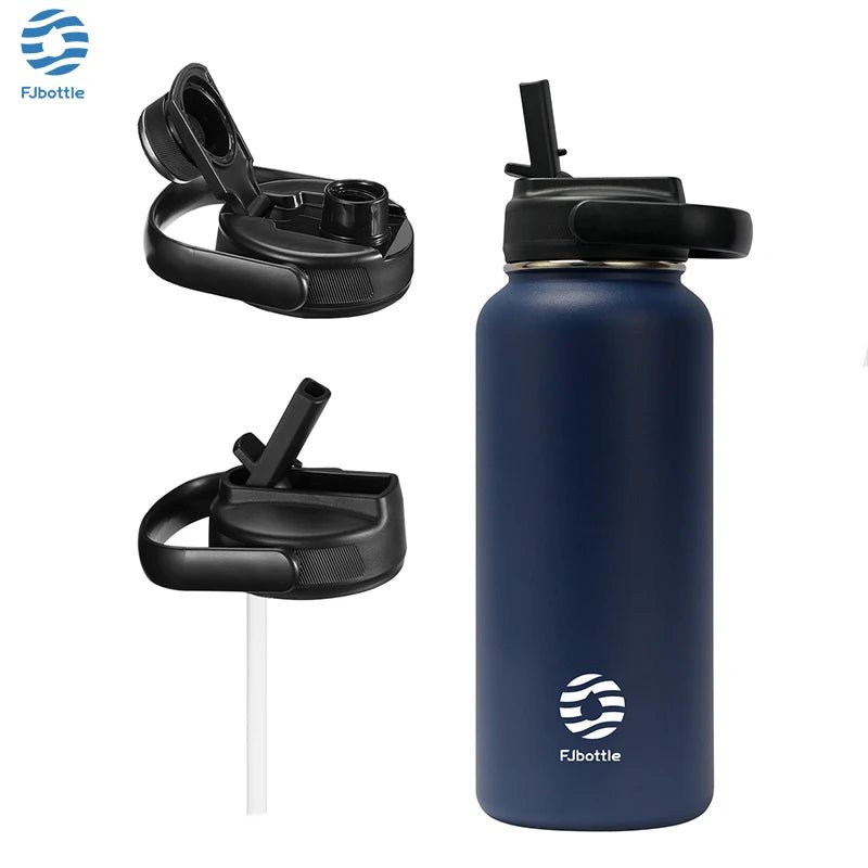FEIJIAN Thermos Bottle with Straw Sport Stainless Steel Vacuum Flask Insulated Water Bottle with Handle Lid 950/1200mlEstaliosFitEstaliosFit183652501;20260421;1776809386wXv1K