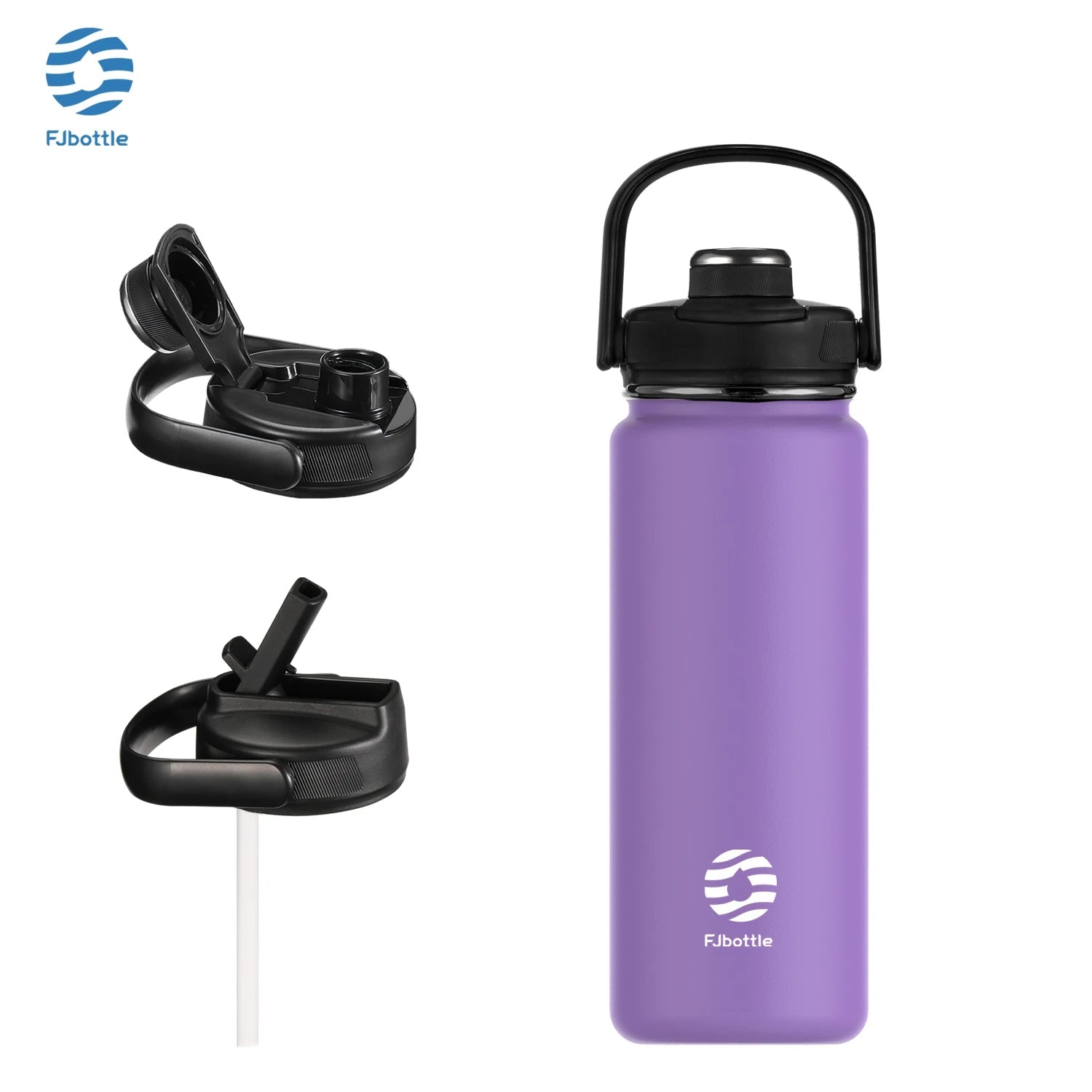 FEIJIAN Thermos Bottle with Straw Sport Stainless Steel Vacuum Flask Insulated Water Bottle with Handle Lid 950/1200mlEstaliosFitEstaliosFit183652579;20260421;177680938678XO9